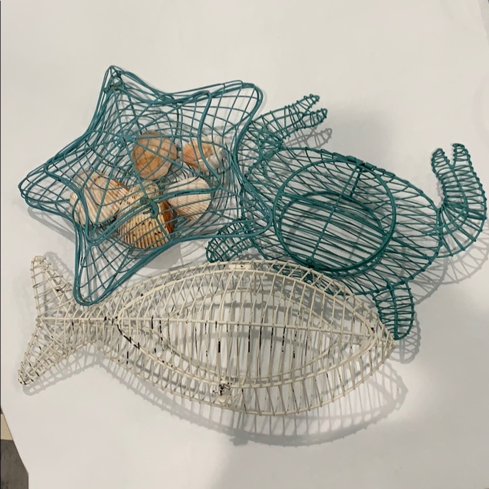 Coastal decoration wire fish 🐟 & star ⭐️
